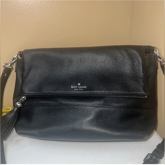 kate spade Bags Kate Spade Leather Flap Fold Over Crossbody With